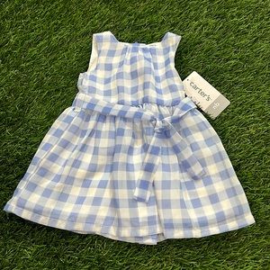 Carters Summer Gingham Print Dress